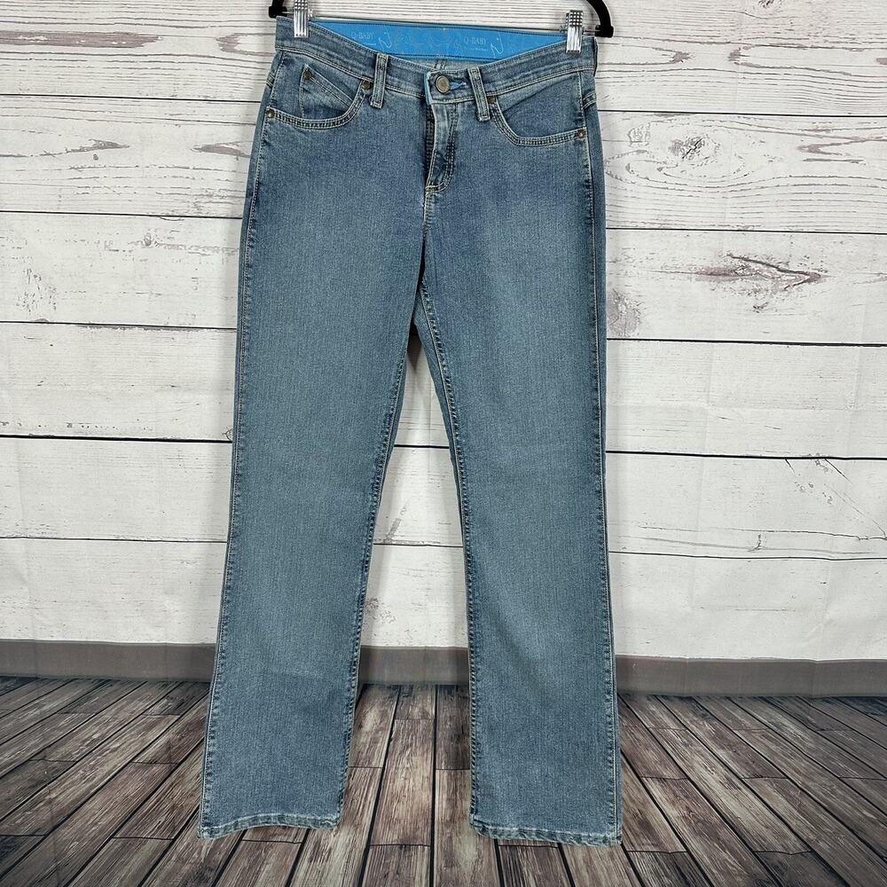 Wrangler Jeans Womens 6 Long Blue Bootcut Western Q Baby Riding Stretch Rodeo
